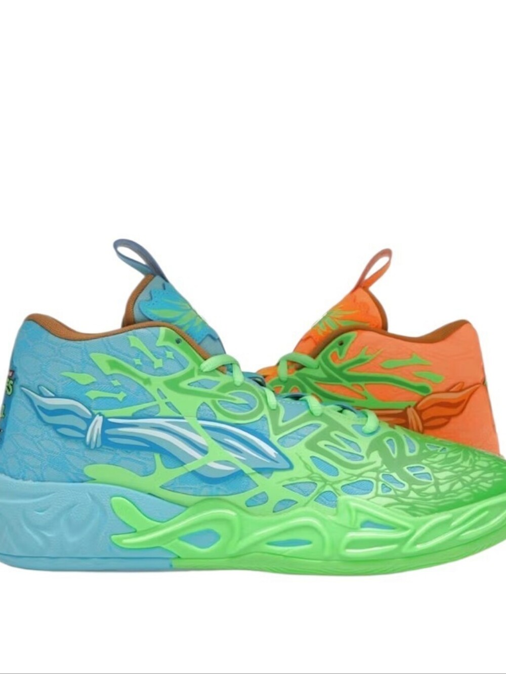 Puma LaMelo Ball MB.04Teenage Mutant Ninja Turtles Leonardo & Michelangelo Sz 11